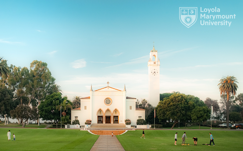 Campus shot of the Sacred Heart Chapel